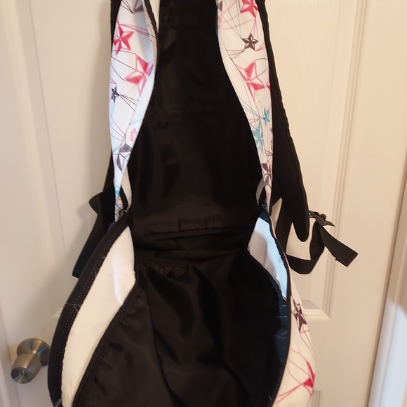 Star Pattern Backpack with Logo - Picture 4 of 4